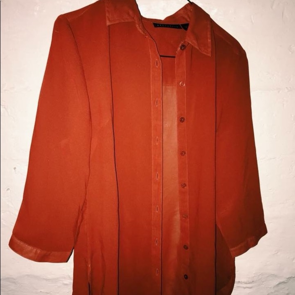 Orange Blouse